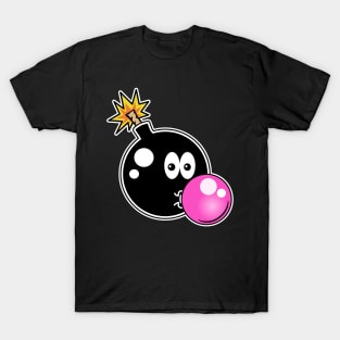 Bomb Bubble Gum Chewing Gum Retro Vintage Style T-Shirt